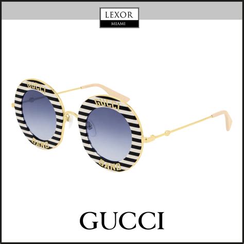 gucci gg0113s white|Gucci GG0113S 008 44 Sunglasses .